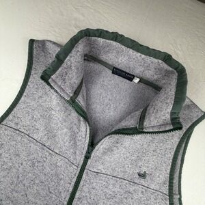 Southern Marsh Fieldtec Fleece Vest Mens XL Grey Green Full Zip Heathered 0051